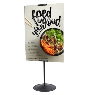 Poplar wholesale price portable Iron easel stand display stand for advertising stand